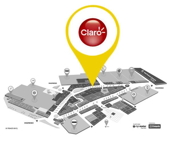 CLARO - Mapa de Ubicación - Plaza Norte