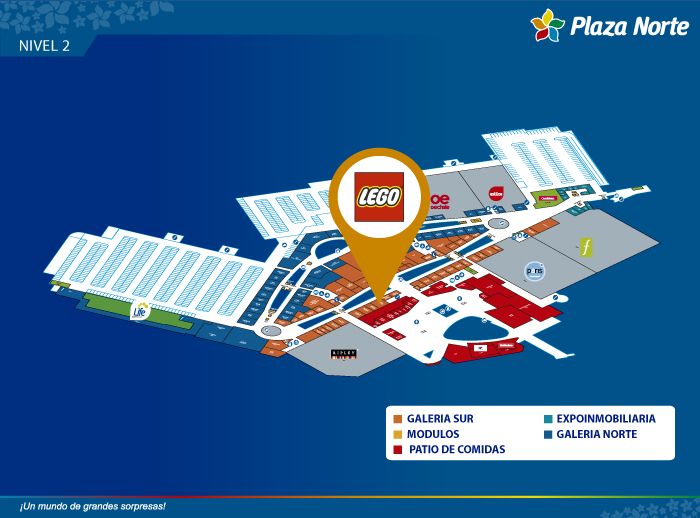 Lego - Mapa de Ubicación - Plaza Norte