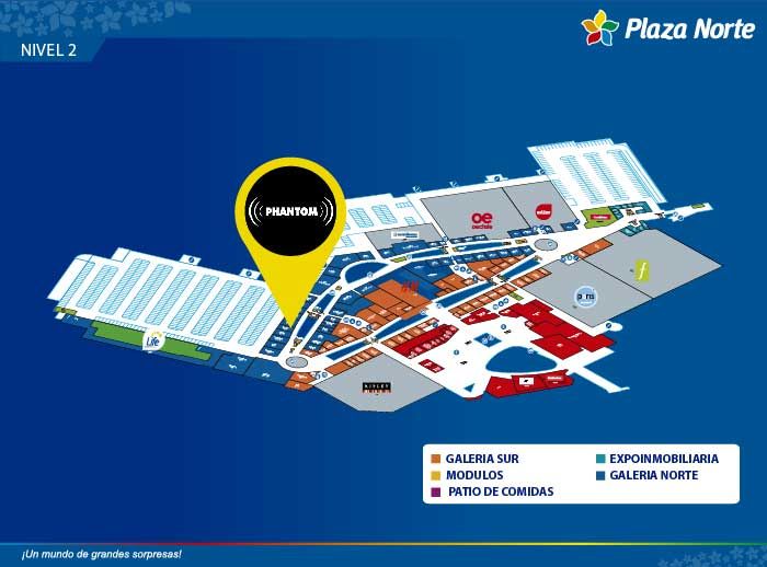 PHANTOM - Mapa de Ubicación - Plaza Norte