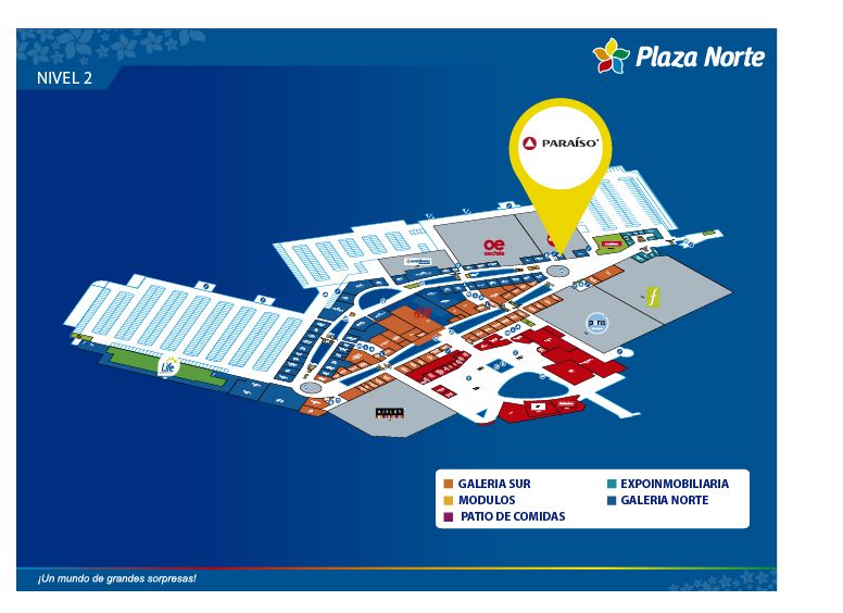 PARAISO - Mapa de Ubicación - Plaza Norte