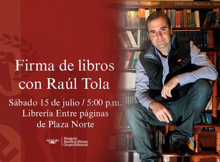 Firma de autógrafos Raúl Tola - Plaza Norte