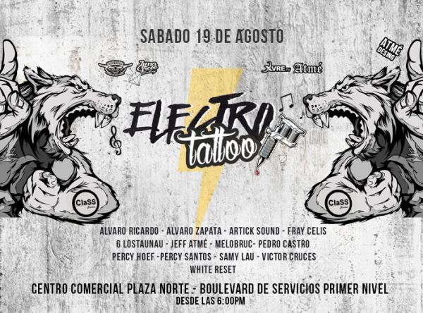 Electro Tattoo Coyote - Plaza Norte