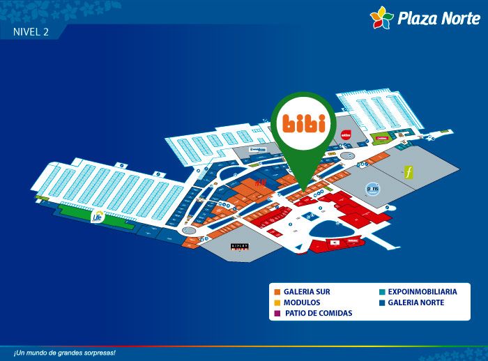 BIBI - Mapa de Ubicación - Plaza Norte