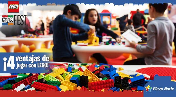 4 beneficios de jugar con LEGO  - Plaza Norte