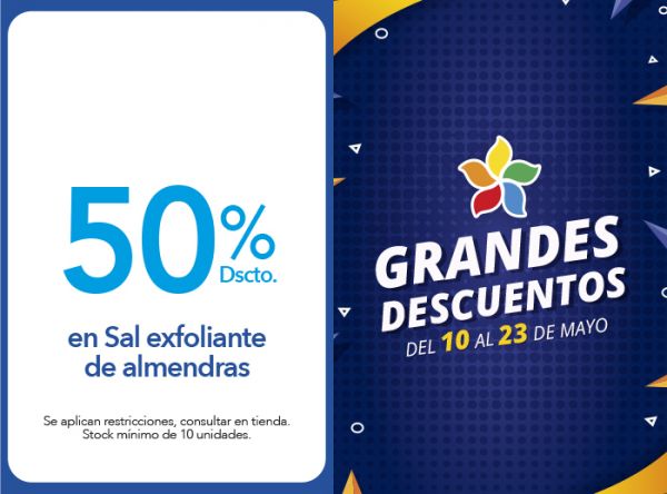 50% DSCTO. EN SAL EXFOLIANTE DE ALMENDRAS - Plaza Norte