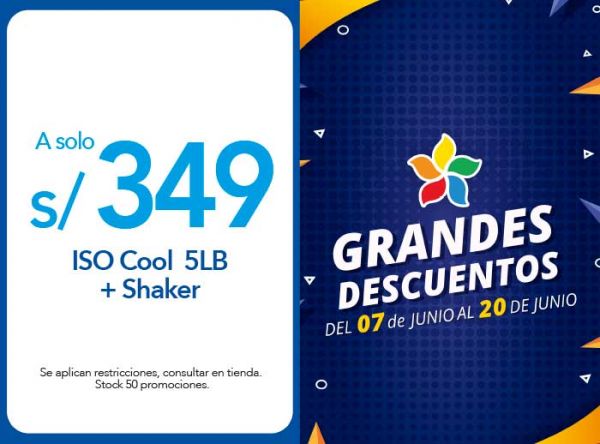 "ISO COOL 5LB + SHAKER A S/ 349.00 " - Nutripoint  - Plaza Norte
