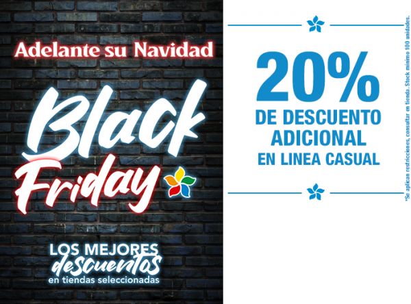 20% DSCTO ADICIONAL EN LINEA CASUAL - BLUE 7  - Plaza Norte