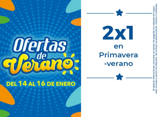 2X1 EN PRIMAVERA - VERANO - BRUNO FERRINI - Plaza Norte