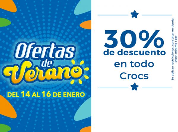 30% DSCTO. EN TODO CROCS - CROCS - Plaza Norte