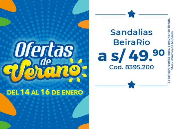 SANDALIAS BEIRARIO A S/49.90 COD. 8395.200 - Plaza Norte