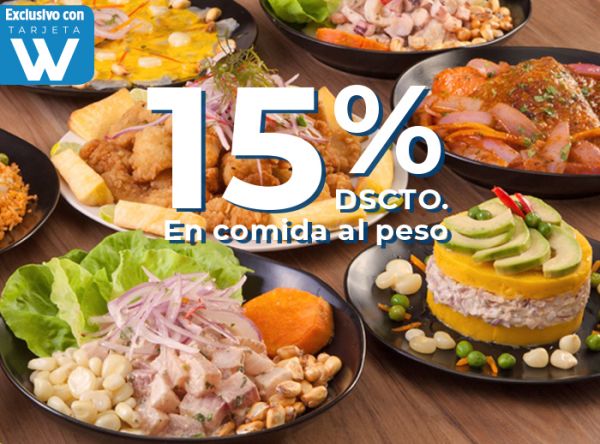 15% Dscto. En comida al peso - Don Buffet - Plaza Norte