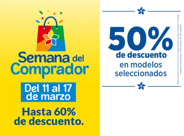 50%  Dscto. en modelos seleccionados. - ALMENDRA - Plaza Norte