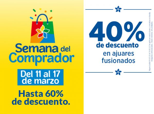 40% Dscto. en ajuares fusionados - Plaza Norte
