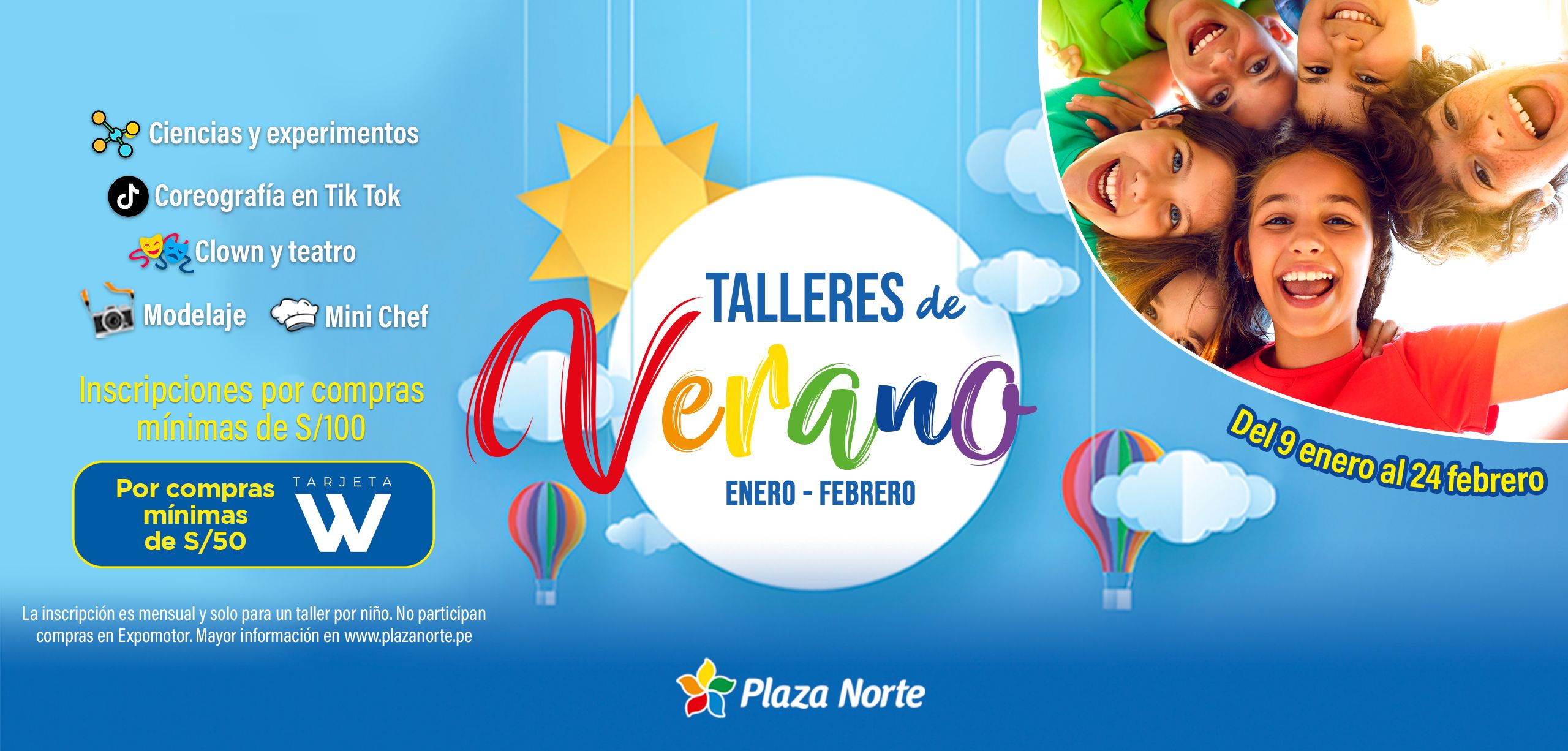 Talleres de Verano - Plaza Norte