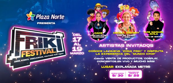 Friki Festival: novedades de su nueva edición en Plaza Norte - Plaza Norte