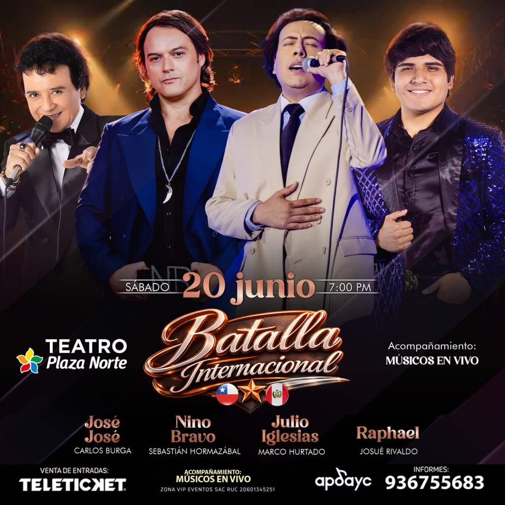 Batalla Internacional llega a Plaza Norte con cuatro grandes leyendas