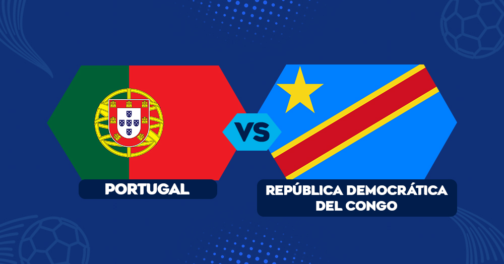 Portugal vs República Democrática del Congo