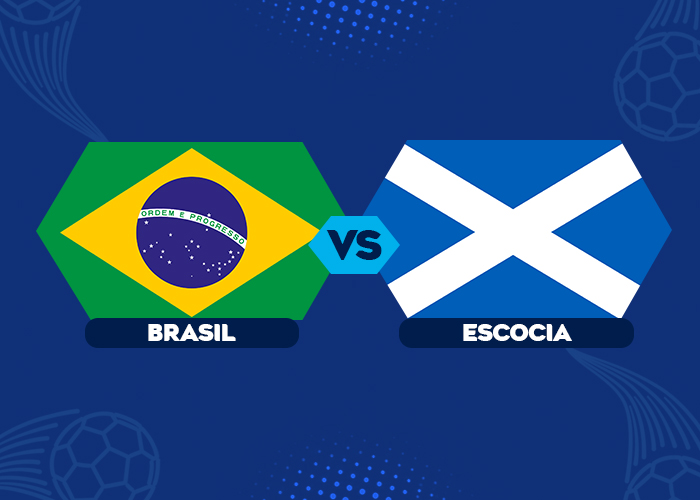 Brasil vs Escocia